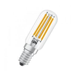 BEC LED Osram, soclu E14, putere 4W, forma cilindric, lumina alb calda, alimentare 220 - 240 V, "000004058075133501" (timbru ver