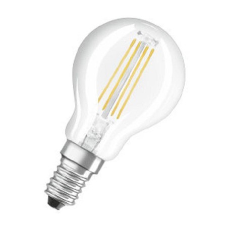 BEC LED Osram, soclu E14, putere 4W, forma clasic, lumina alb calda, alimentare 220 - 240 V, "000004058075288720" (timbru verde 