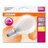 BEC LED Osram, soclu E27, putere 8.5W, forma clasic, lumina alb calda, alimentare 220 - 240 V, "000004058075808300" (timbru verd