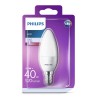 BEC LED Philips, soclu E14, putere 5.5W, forma lumanare, lumina alb calda, alimentare 220 - 240 V, "000008718696543542" (timbru 