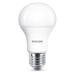 BEC LED Philips, soclu E27, putere 13W, forma clasic, lumina alb rece, alimentare 220 - 240 V, "000008718696577295" (timbru verd