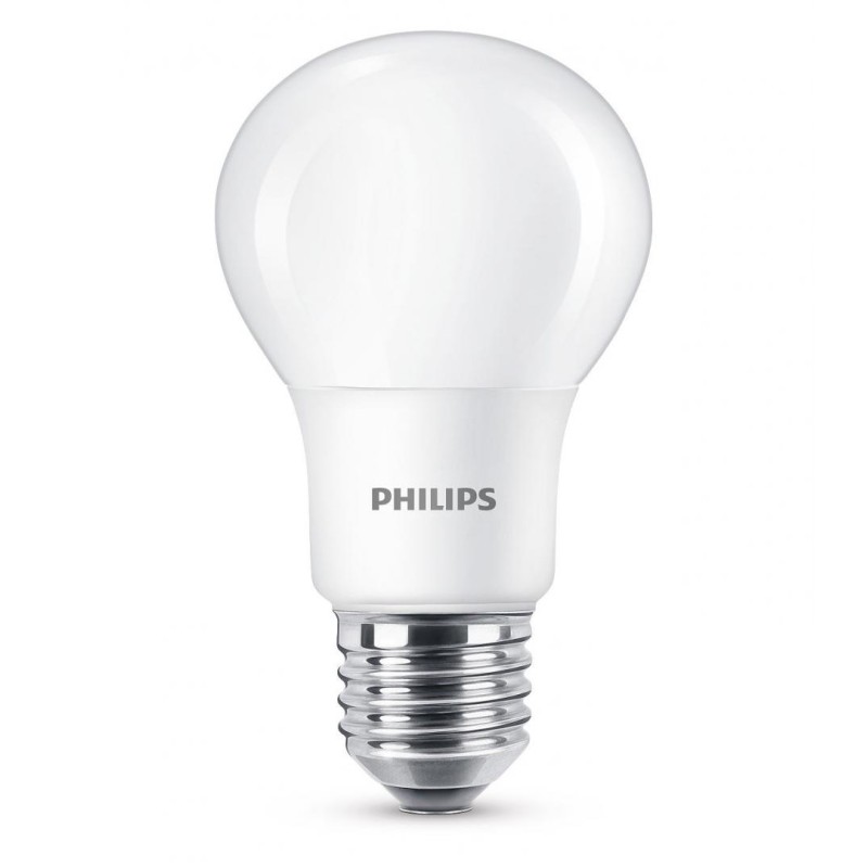 BEC LED Philips, soclu E27, putere 7.5W, forma clasic, lumina alb rece, alimentare 220 - 240 V, "000008718696577332" (timbru ver