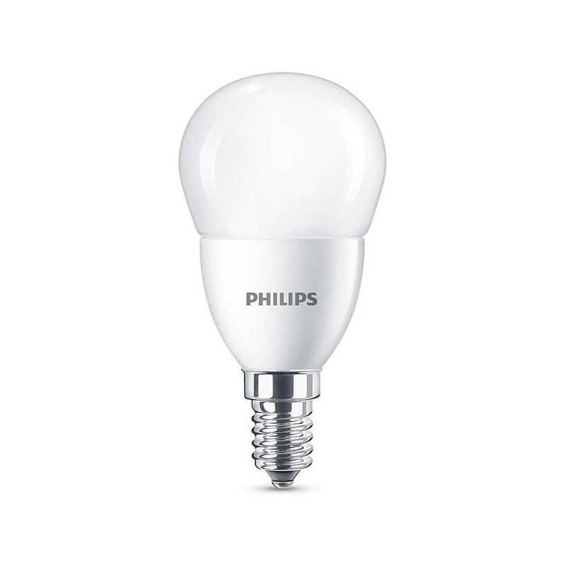 BEC LED Philips, soclu E14, putere 7W, forma clasic, lumina alb calda, alimentare 220 - 240 V, "000008718696702895" (timbru verd