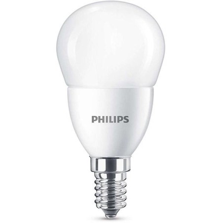 BEC LED Philips, soclu E14, putere 7W, forma clasic, lumina alb calda, alimentare 220 - 240 V, "000008718696702895" (timbru verd