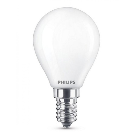 BEC LED Philips, soclu E14, putere 4.3W, forma clasic, lumina alb calda, alimentare 220 - 240 V, "000008718696706299" (timbru ve