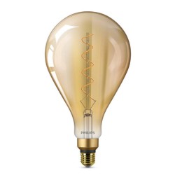 BEC LED Philips, soclu E27, putere 5W, forma clasic, lumina alb calda, alimentare 220 - 240 V, "000008718696768068" (timbru verd
