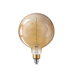 BEC LED Philips, soclu E27, putere 6.5W, forma sferic, lumina alb calda, alimentare 220 - 240 V, "000008718696803479" (timbru ve