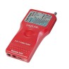 TESTER CABLU RETEA LOGILINK, pt. cablu UTP, FTP, USB, coaxial, conector RJ45, RJ11, BNC, USB, IEEE1394, "WZ0014" (timbru verde 0