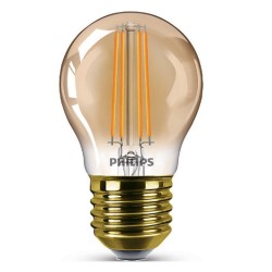 BEC LED Philips, soclu E27, putere 5W, forma clasic, lumina alb calda, alimentare 220 - 240 V, "000008718696814116" (timbru verd