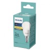 BEC LED Philips, soclu E14, putere 6W, forma clasic, lumina alb calda, alimentare 220 - 240 V, "000008718699632472" (timbru verd