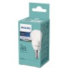 BEC LED Philips, soclu E14, putere 6W, forma clasic, lumina alb rece, alimentare 220 - 240 V, "000008718699632496" (timbru verde