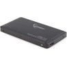 RACK extern GEMBIRD, pt HDD/SSD, 2.5 inch, S-ATA, interfata PC USB 3.0, aluminiu, negru, "EE2-U3S-2" (timbru verde 0.8 lei)