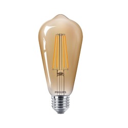 BEC LED Philips, soclu E27, putere 5.5W, forma stil lampa TV, lumina alb calda, alimentare 220 - 240 V, "000008718699673581" (ti