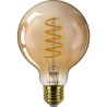 BEC LED Philips, soclu E27, putere 5.5W, forma sferic, lumina alb calda, alimentare 220 - 240 V, "000008718699676070" (timbru ve