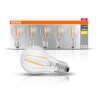 SET 5 becuri LED Osram, soclu E27, putere 7W, forma clasic, lumina alb calda, alimentare 220 - 240 V, "000004058075090569" (timb