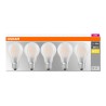 SET 5 becuri LED Osram, soclu E27, putere 7W, forma clasic, lumina alb calda, alimentare 220 - 240 V, "000004058075090620" (timb