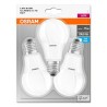 SET 3 becuri LED Osram, soclu E27, putere 10W, forma clasic, lumina alb, alimentare 220 - 240 V, "000004058075127593" (timbru ve