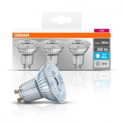 SET 3 SPOTURI incastrate LED Osram, soclu GU10, putere 3.6W, forma spot, lumina alb, alimentare 220 - 240 V, "000004058075818415