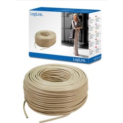 ROLA CABLU FTP LOGILINK, Cat5e. 305m, Cupru-Aluminiu, Solid, AWG24, Ecranat, "CPV003"