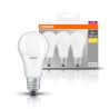 SET 3 becuri LED Osram, soclu E27, putere 13W, forma clasic, lumina alb calda, alimentare 220 - 240 V, "000004058075819412" (tim