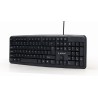 TASTATURA GEMBIRD USB, 104 taste, black, "KB-U-103" 45503580  (timbru verde 0.8 lei)