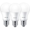 SET 3 becuri LED Philips, soclu E27, putere 9W, forma clasic, lumina alb calda, alimentare 220 - 240 V, "000008718696761267" (ti
