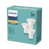 SET 3 SPOTURI incastrate LED Philips, soclu GU10, putere 3.8W, forma spot, lumina alb calda, alimentare 220 - 240 V, "0000087186