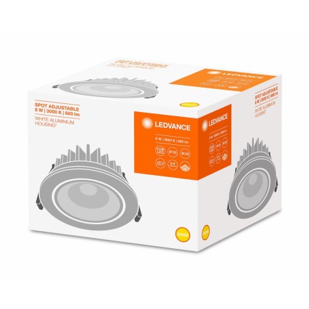 SPOT incastrat LED Osram, soclu integrat, putere 8W, forma spot, lumina alb calda, alimentare 220 - 240 V, "000004058075126848" 