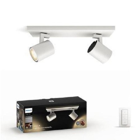 APLICA smart PHILIPS, LED, soclu GU10, putere 5.5 W x 2, tip lumina alb, 500 lumeni, alimentare 220 - 230 V, "000008718696159262