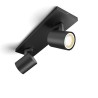 APLICA smart PHILIPS, LED, soclu GU10, putere 5.5 W x 2, tip lumina alb, 500 lumeni, alimentare 220 - 230 V, "000008718696159279