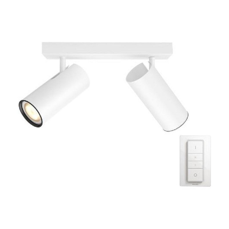 APLICA smart PHILIPS, LED, soclu GU10, putere 5.5 W x 2, tip lumina alb, 500 lumeni, alimentare 220 - 230 V, "000008718696164068