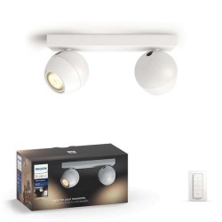 APLICA smart PHILIPS, LED, soclu GU10, putere 5.5 W x 2, tip lumina alb, 500 lumeni, alimentare 220 - 230 V, "000008718696164129