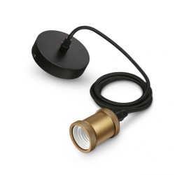 CABLU BEC LED PHILIPS, soclu E27, putere 40 W, alimentare 120 - 240 V, pt. interior, culoare aurie "000008718696167779" (timbru 