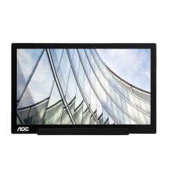 MONITOR AOC 15.6", home, office, IPS, Full HD (1920 x 1080), Wide, 220 cd/mp, 5 ms, nu, "I1601FWUX" (timbru verde 7 lei)