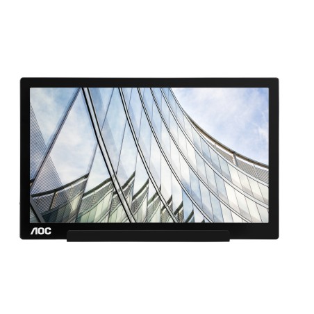 MONITOR AOC 15.6", home, office, IPS, Full HD (1920 x 1080), Wide, 220 cd/mp, 5 ms, nu, "I1601FWUX" (timbru verde 7 lei)