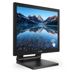 MONITOR PHILIPS 17", afisaj indoor, touchscreen, TN, SXGA (1280 x 1024), clasic, 250 cd/mp, 1 ms, VGA, DVI, HDMI, DisplayPort, "