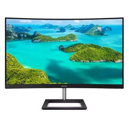 MONITOR PHILIPS 27", gaming, VA, Full HD (1920 x 1080), Wide, curbat, 250 cd/mp, 4 ms, HDMI, DisplayPort, VGA, "272E1CA/00" (tim