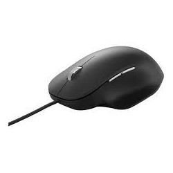 MOUSE MICROSOFT, PC sau NB, cu fir, USB, optic, 3000 dpi, butoane/scroll 5/1, ergonomic, negru, "RJG-00006" (timbru verde 0.18 l