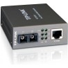 MEDIA CONVERTOR TP-LINK RJ45 10/100M la fibra SC multi-mode 100M, Full-duplex, pana la 2Km, montabil in sasiu "MC100CM"
