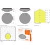 APLICA  OSRAM, LED, soclu integrat, putere 13 W, tip lumina alb, 960 lumeni, alimentare 220 - 230 V, "000004058075110182" (timbr