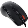 MOUSE A4tech, gaming, cu fir, USB, optic, 2000 dpi, butoane/scroll 6/1, buton selectare viteza, negru, "X-710BK" (timbru verde 0