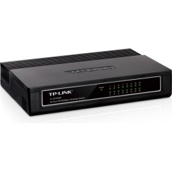 SWITCH TP-LINK 16 porturi 10/100Mbps, carcasa plastic "TL-SF1016D" (timbru verde 2 lei)