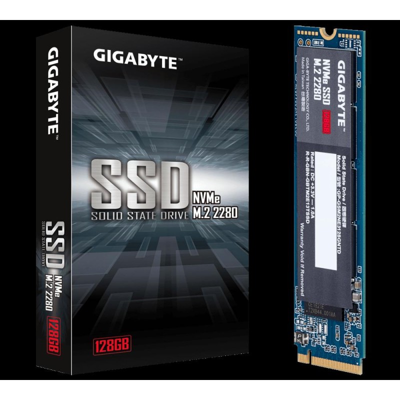 SSD GIGABYTE, 128 GB, M.2, PCIe Gen3.0 x4, 3D Nand, R/W: 1550/550 MB/s, "GP-GSM2NE3128GNTD"