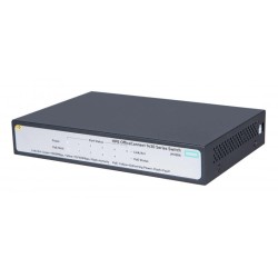 SWITCH HP, HPE 1420, porturi Gigabit x 5, unmanaged, carcasa metalica, "JH328A" (timbru verde 2 lei)