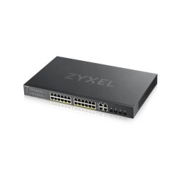 SWITCH PoE ZYXEL, "GS192024HPV2"port Gigabit x 24, managed, rackabil, carcasa metalica, "GS192024HPV2-EU010" (timbru verde 2 lei