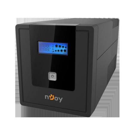 UPS NJOY, "Cadu 1000", Line Int. cu management, mini tower, 1000VA/600W, AVR, Schuko x 2, 2 x baterie GP07122F, display LCD, bac