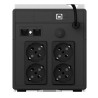 UPS NJOY, "Cadu 1000", Line Int. cu management, mini tower, 1000VA/600W, AVR, Schuko x 2, 2 x baterie GP07122F, display LCD, bac