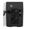 UPS NJOY, "Cadu 650", Line Int. cu management, mini tower, 600VA/360W, AVR, Schuko x 2, 1 x baterie GP07122F, display LCD, back-