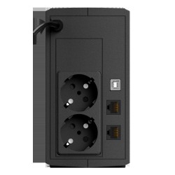 UPS NJOY, "KEEN 800", Line Int. cu management, tower, 800VA/480W, AVR, Schuko x 2, 1 x baterie GP09122L, back-up 1 - 10 min., "U