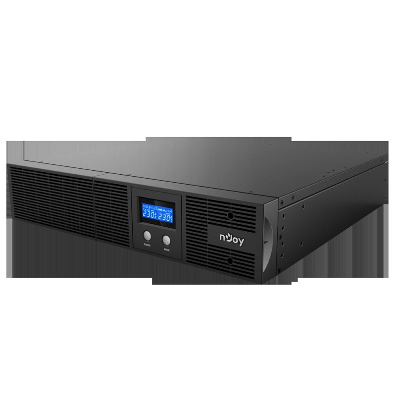 UPS NJOY, " ARGUS 1200", Line Int. cu management, rack, 1200VA/720W, AVR, IEC x 4, 2 x baterie 12V/7Ah, display LCD, back-up 1 -
